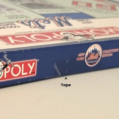 New York Mets Monopoly 2001 Collector’s Edition Board Game Pewter Tokens