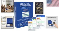 2026 World Cup Soccer Trivia Cards – Engage Family & Friends with 100 Questions