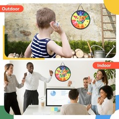 14″ Dart Board for Kids, Dart Game for 3 4 5 6 7 8 9 10 Years Old Boys & Girls w