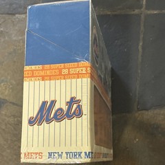 New York Mets Super Sized Dominoes Game Set, Baseball Theme, Ages 5+, 2007