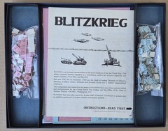 Blitzkrieg (1st Ed) Avalon Hill 1964, Punched, Complete, Bagged, Ready to Play!