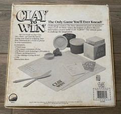 Vintage 1988 Clay to Win Coleco Creative Charade Board Game