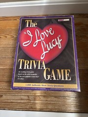 I Love Lucy Trivia Game! Still In Original Box. Hard To find. Board Is Split