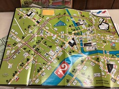Vintage All About Town Greater Bangor Maine Board Game 1979 Map Multicolor
