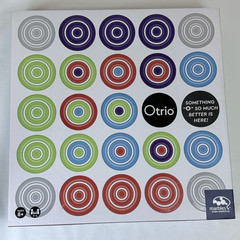 Otrio Deluxe Strategy Game By Marbles Brain Workshop Wooden Board 8+ Years