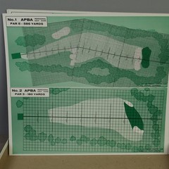 VTG APBA Pro Golf Board Game w/ 18 Hole Course & Player Cards +2022 Master Set