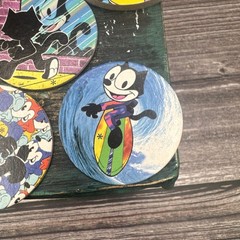 Vintage Various Felix the cat pogs Lot Of 8 1990’s Rare
