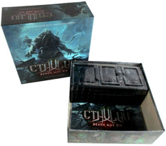 CTHULHU DEATH MAY DIE: Fear Of The Unknown REPLACEMENT BOX & TRAYS C-Mon NEW!!
