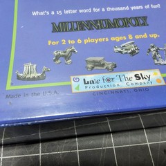 Millenniumopoly Board Game SEALED Late for the Sky Y2K 2000 vintage strategy