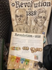 Revolution of 1828 Board Game, Renegade Game Studios History All Pieces Counted