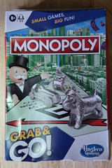 Monopoly Grab and Go Game (Travel Size) – Brand New Hasbro
