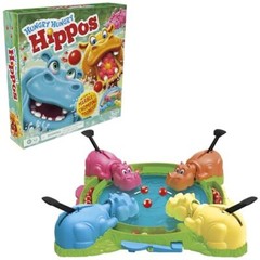 Hungry Hungry Hippos Classic Marble Chomping Game for Preschoolers Ages 4+