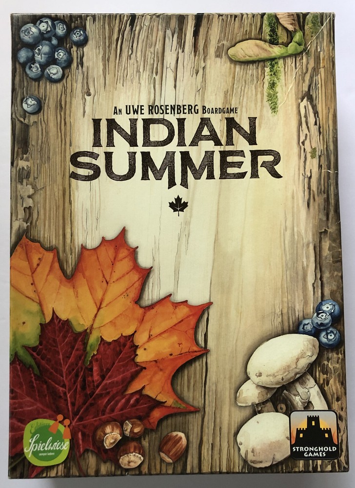 INDIAN SUMMER (2017) Uwe Rosenberg Stronghold Games COMPLETE unpunched OPEN BOX