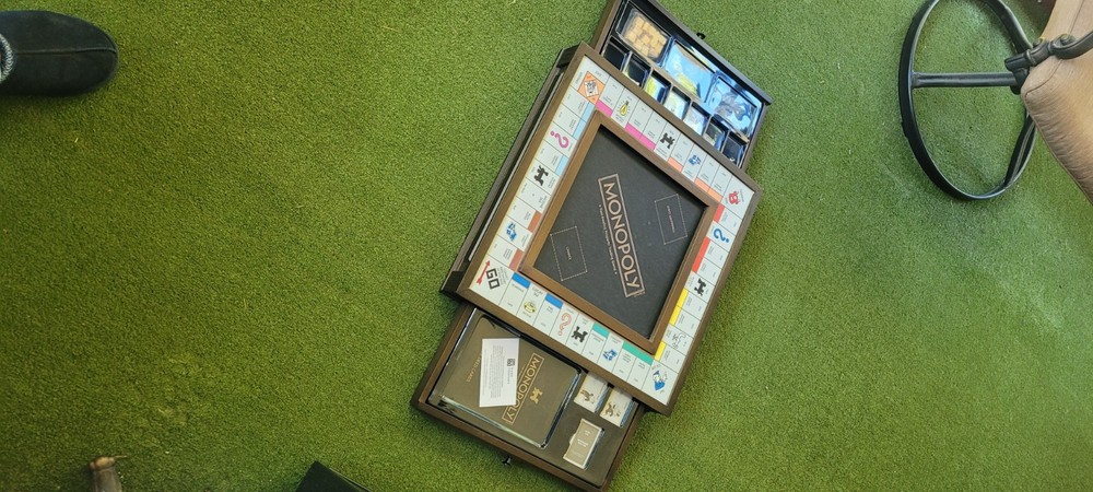Monopoly Luxury Wooden Edition with Wood Game Board, brand new without box.