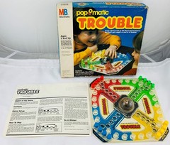 1986 Trouble Game by Milton Bradley Complete in Great Condition FREE SHIPPING
