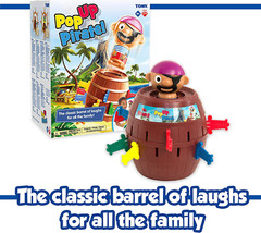 TOMY Pop-Up Pirate Board Game – Fun Family Game Night Activity for Kids Ages 4+
