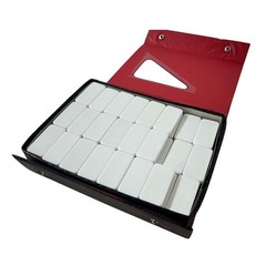 Double 12 Dominoes Set 91pc w Case Multicolor
