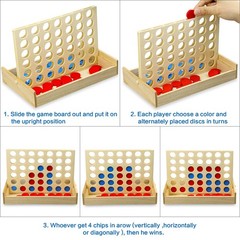 Connect 4 Large Outdoor Games Yard Big Huge Four Lawn Wooden Jumbo Games NEW