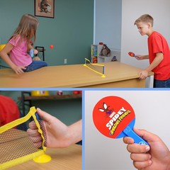 Spidey And His Amazing Friends Mini Tabletop Table Tennis Set