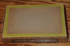 Vintage Game Anagrams Letters On Wood Tiles Milton Bradley USA #4719 Springfield