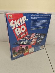 NEW SEALED Skip Bo Deluxe Sequencing Card Board Game Mattel 2001 Family Kids Uno