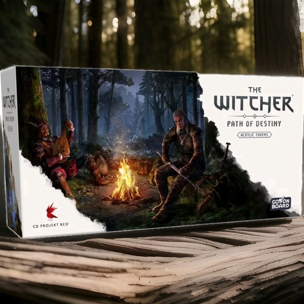 The Witcher Path of Destiny Core Game Acrylic Tokens New Sealed! FREE SHIPPING