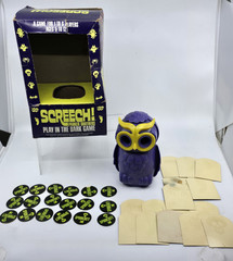 Screech Play In The Dark Game Parker Brothers Owl 1972 Action Concentration Work