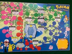 1999 POKEMON MASTER TRAINER board game. Only Missing 1 pink chip. (Tentacool)