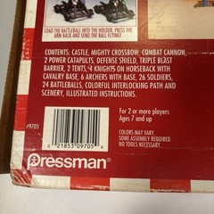 Vintage Weapons & Warriors Castle Siege Game 1996 Pressman #9705 Near Complete