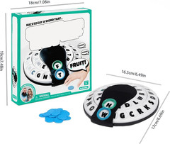 Starts with Ends with Word Game – Fast-Paced Family Word Game with 20 Tokens, Ca