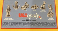 The Simpsons MONOPOLY by USAOPLY Game – Replacement PARTS – Empty Game Box
