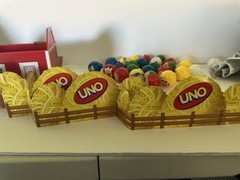 Uno Moo Barnyard Game 100% COMPLETE with 28 Figures & Case Mattel 2008 EXCELLENT