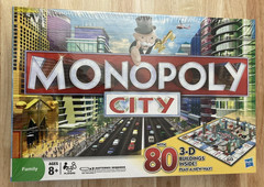 Monopoly CITY Edition Board Game with 80 3-D Buildings (Factory Sealed)