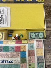 Vintage Ratrace Board Game 1973 Waddingtons House of Games Social Climbing