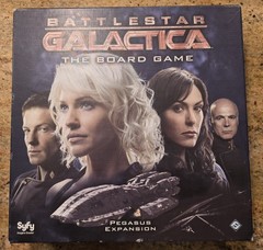 Battlestar Galactica: The Board Game Partial Pegasus Expansion Pack & Some Base