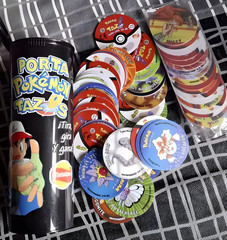 Pokemon Tazos 151/151 Generation 1 – With Plastic Bottle