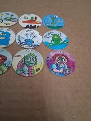 1995 Slammer Whammers Lot Of 12 Various, Mini Monsters, Wackoids, Alien Dude