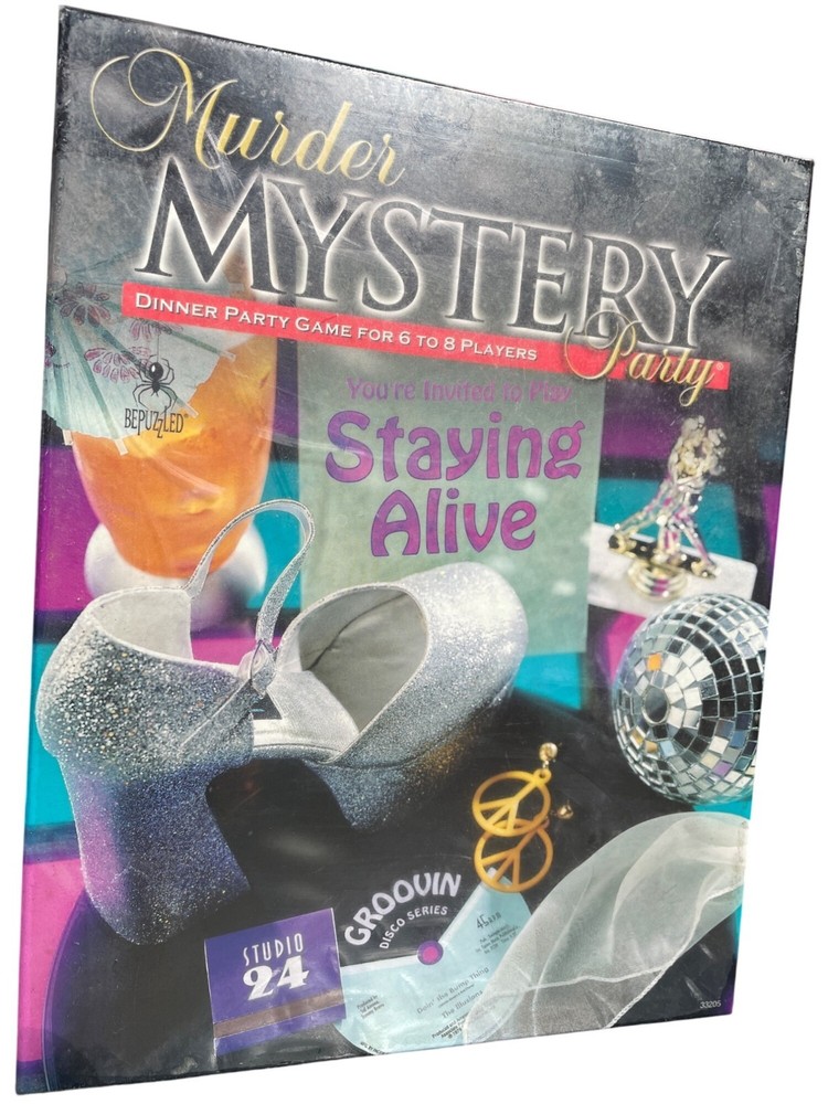 Murder Mystery Staying Alive Party dinner gathering Game For 6 To 8 adult Player