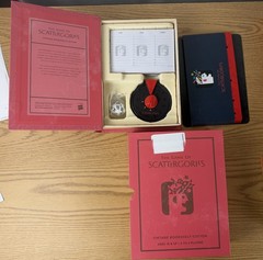 Vintage Linen Bookshelf Game Edition 5 Pack Bundle WS Game Company Open Box