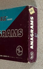 ANAGRAMS Tile Game (Vintage Selchow & Righter) — 1962 Complete In Box