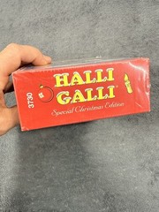New Sealed Vintage Halli Galli Special Christmas Edition Board Game by Amigo