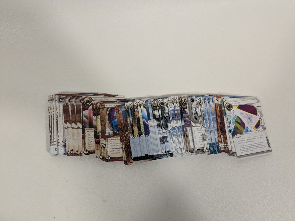 Fantasy Flight Netrunner Deluxe Honor and Profit Loose Complete Cards