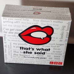 That’s What She Said: Adult Party Game with 458 Cards 4+ Players New Sealed