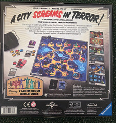 Horrified Universal Monsters Strategy Game Complete Great Condition Halloween