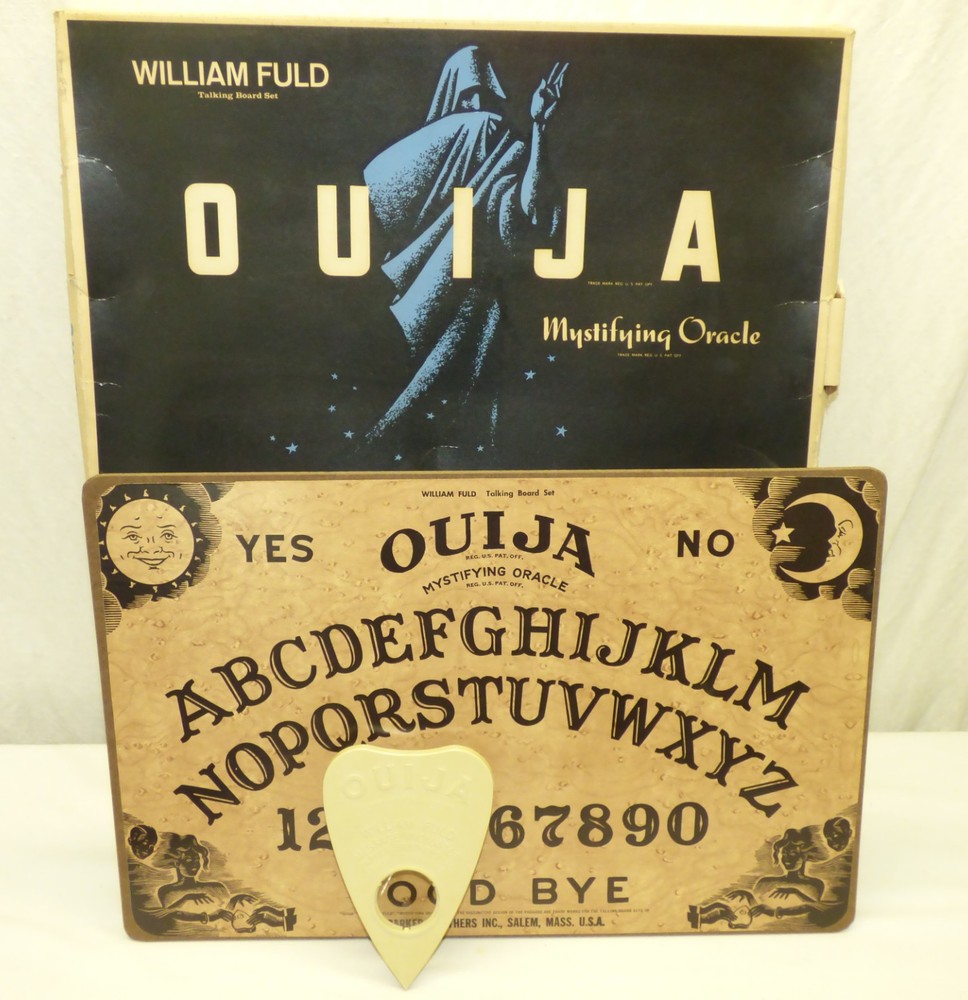 Vintage 1960s William Fuld OUIJA Board # 600 w/ Original Box Parker Brothers