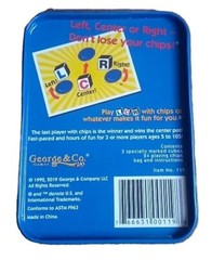 George and Company Left Center Right Dice Game (The Original) New Sealed