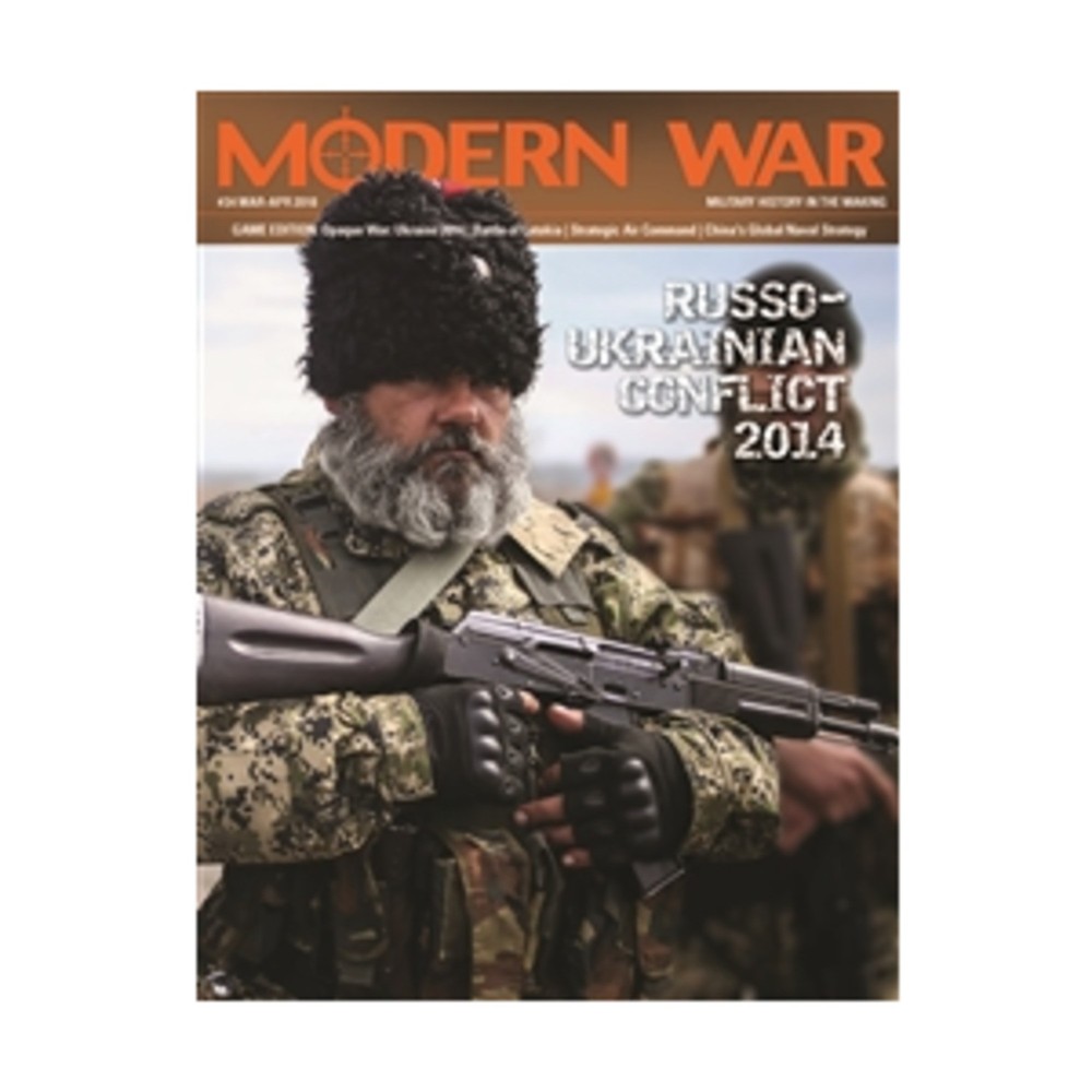 Decision Games Modern War #34 w/Opaque War – Ukraine 2014 Mag VG+