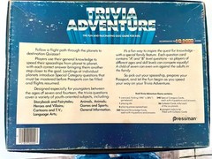 Pressman Vintage 1983 Retro Trivia Adventure Board Game-Full Complete 1983