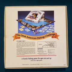 Fishin’ Time Fishing Challenge Board Game 1986 VINTAGE Distinctive Games USA **