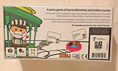 Trial by Trolley “Moral dilemmas and trolly murder” 3-13 players 14 and up NEW